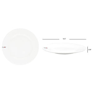 Porcelain Dinner Plate White