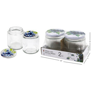 Jar Mason 2Pk Tray Box
