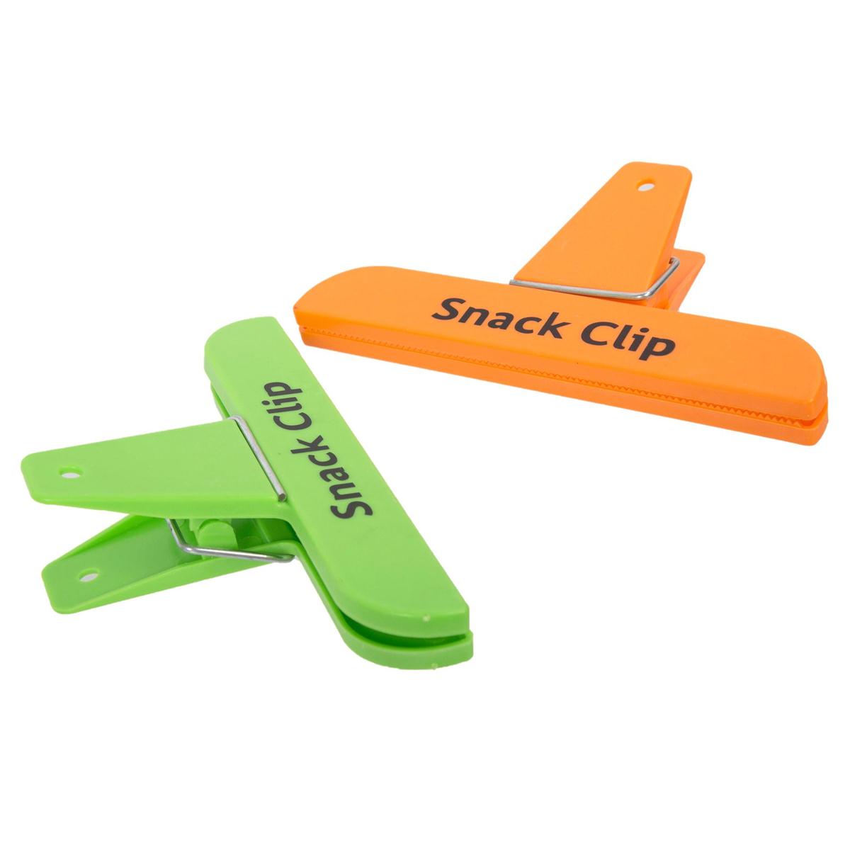 Luciano 2-pc Large Snack Clip, 3 colours, toc, 6/clip strip (HZ)