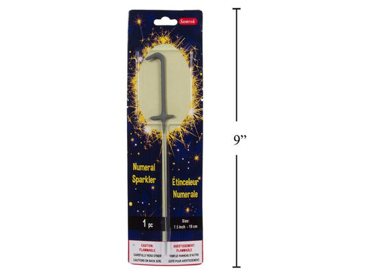 Number 1 Sparkler