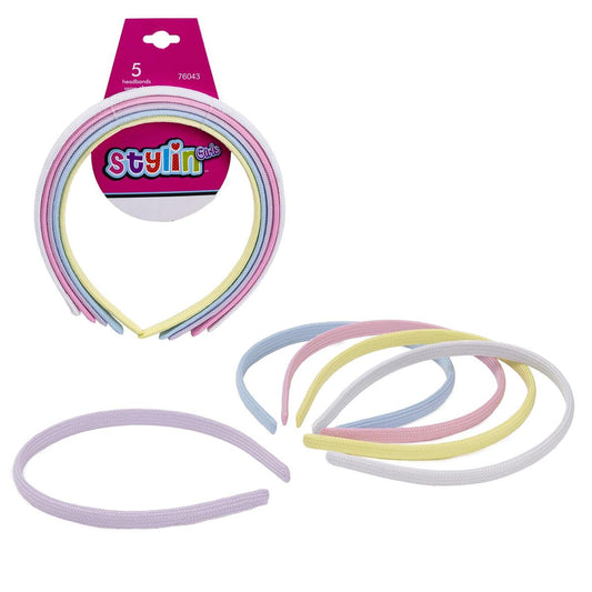 Stylin G, 5-pc Pastel Headband hc