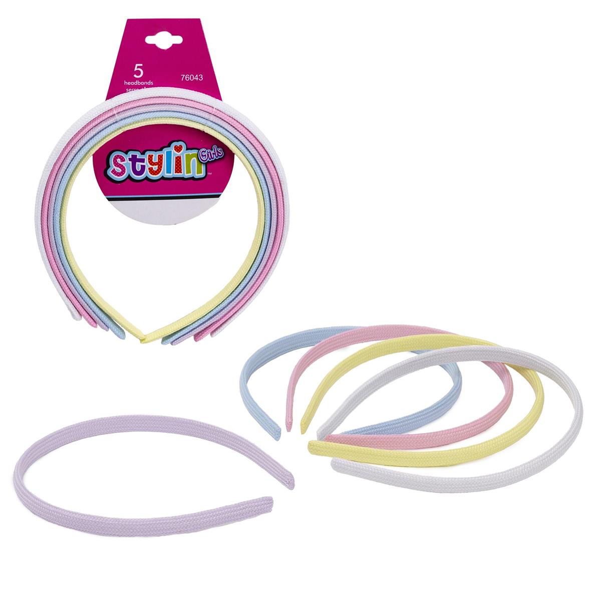 Stylin G, 5-pc Pastel Headband hc