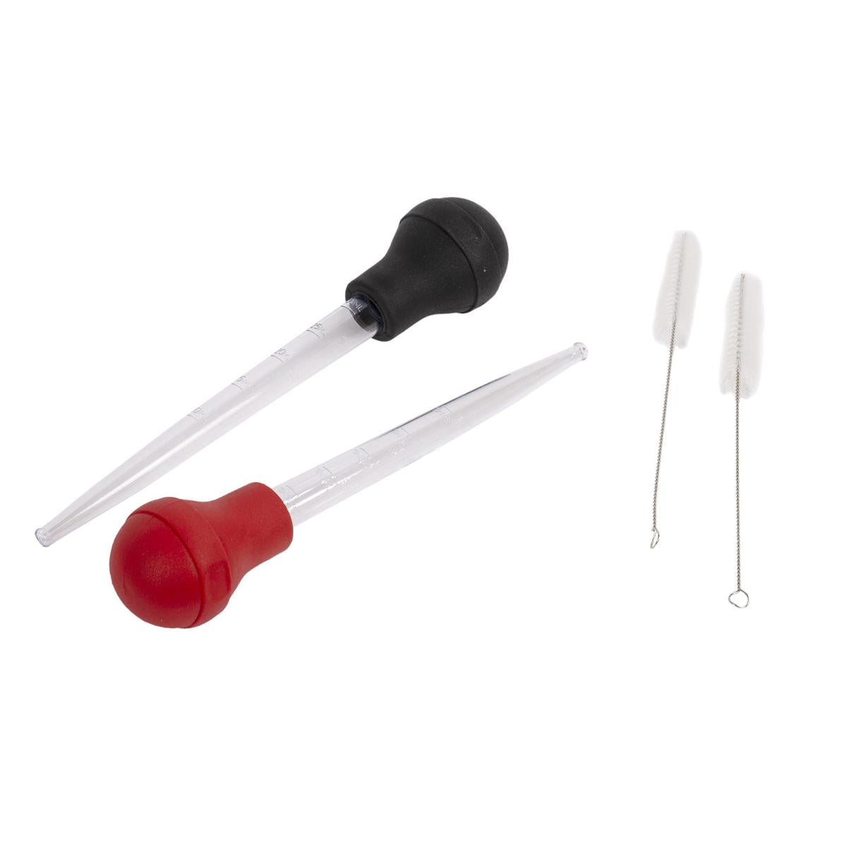 L.Gourmet Turkey Baster w/Brush, 2 colours, header card (CP)