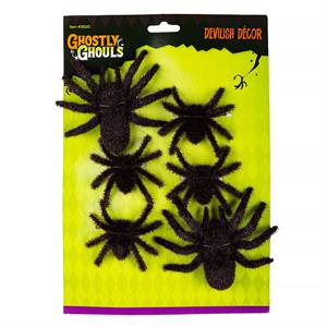 G.Ghouls 6pk Hween Fuzzy Spider , t.o.c.