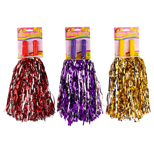 2pcs. Cheerleading Pom Poms, 3 Asst., toc
