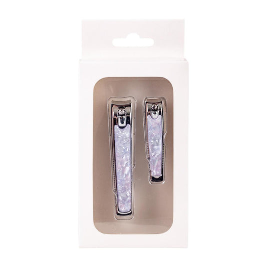 Bodico, 2-pc Nail Clippers w Iridescent Effect, window box