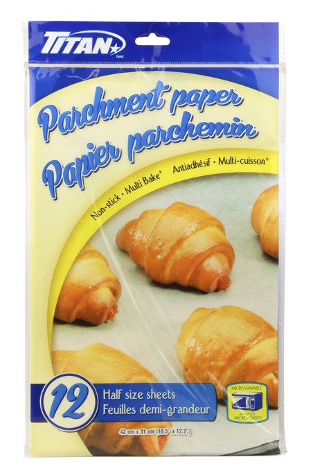 PARCHMENT PAPER  - 42cm x 31cm - 12/PACK x 36/CS