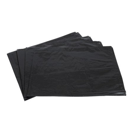 GARBAGE BAGS 35 X 50 BLACK 250/CS GAUGE 0.7MIL