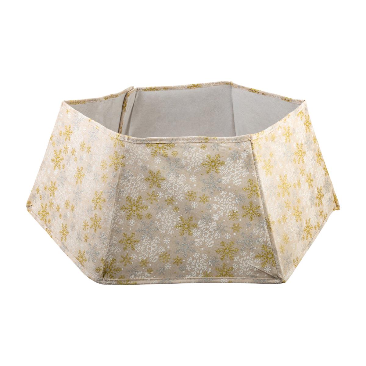 Deco N. Xmas Tree Collar, Snowflake, 12x13.5", header