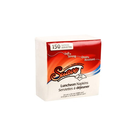 SUAVE LUNCHEON NAPKINS 2 PLY 900/PK x 2/CS (1113207)
