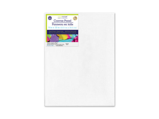 Canvas Panels Primed: 9"x12" Artist Quality