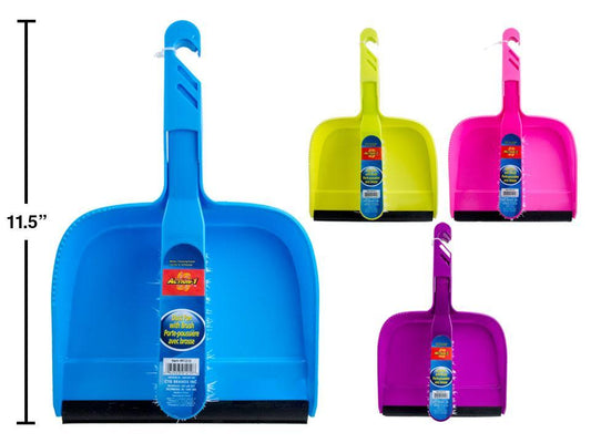 Action 1, Dustpan and brush set, 4 color, label (BSI547)