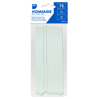 CABLE TIES - 150mm/5.9" 75PCS
