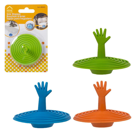 H.E., "Hand" Sink Stopper, 3 cols., b/c