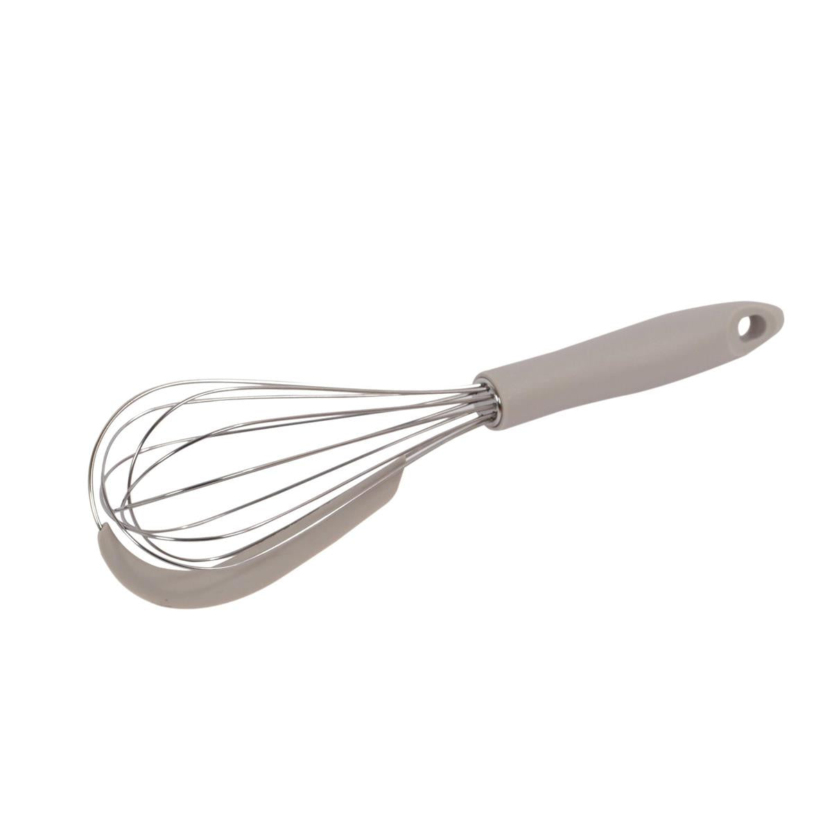 L.Gourmet 11"L Whisk w/ Silicone Scraper, t.o.c. (CS)