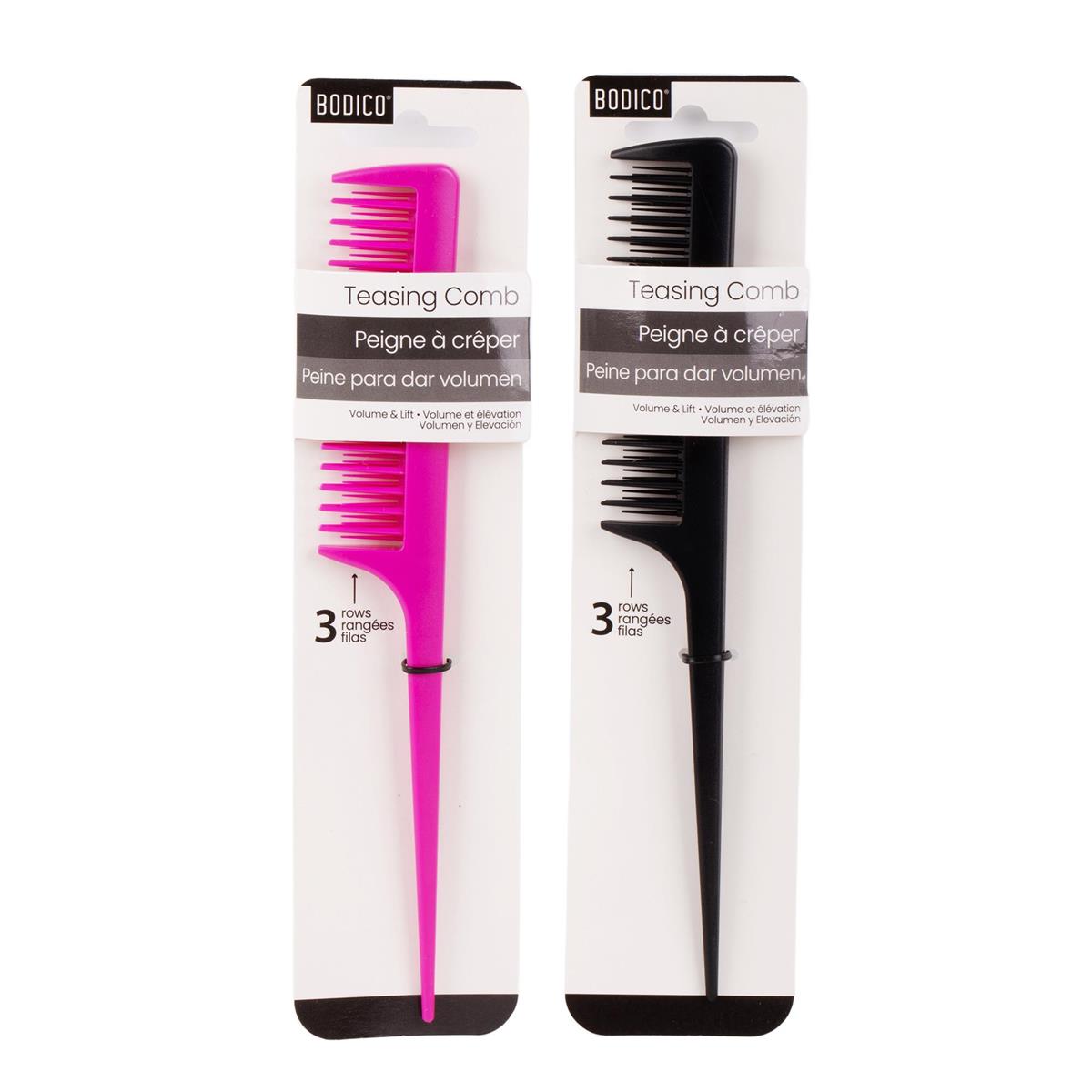 Bodico, Teasing Comb, 2-asst ABS 21cm, wrap