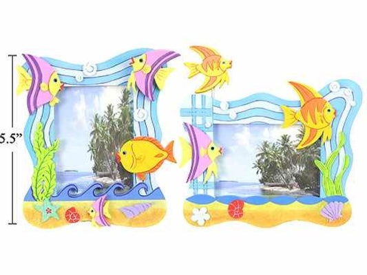 P/resin Tropical Fish Photo Frame  2 styles