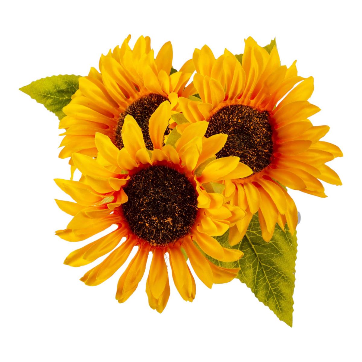 Country Garden 3-Head Sunflower Spray CHT
