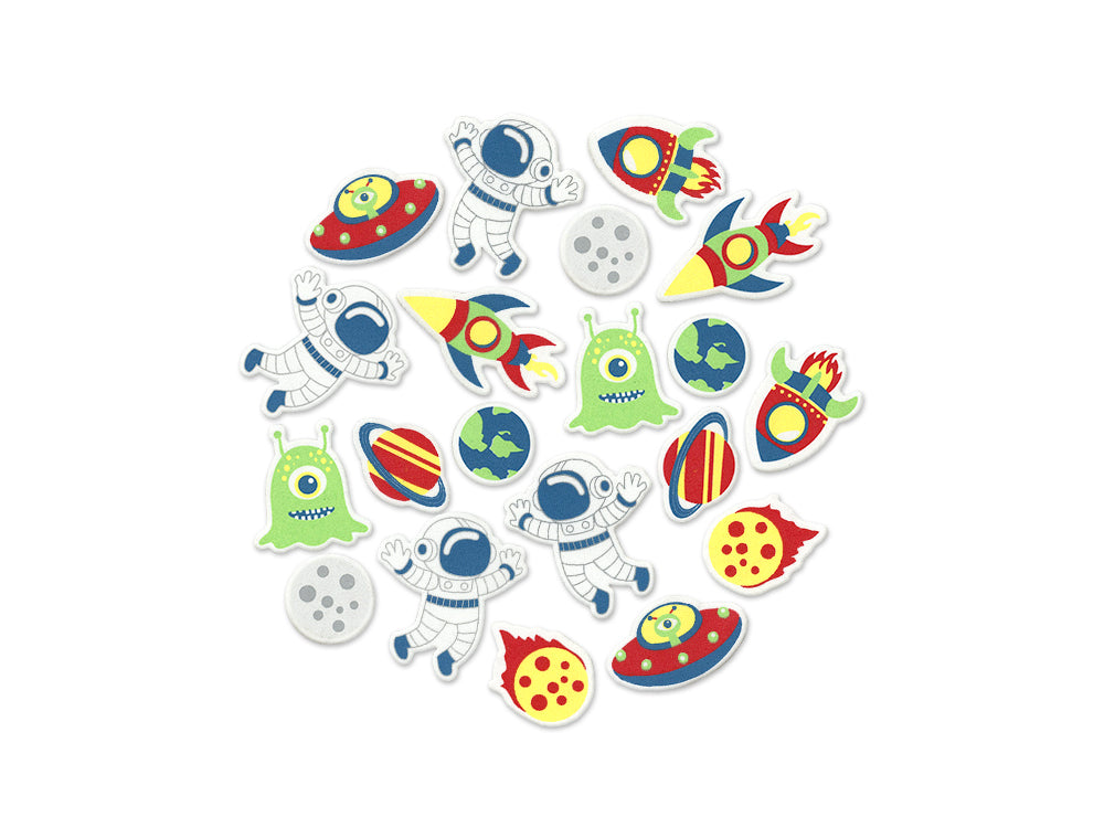 Krafty Kids: Foam-Fun 3D Stickers Themed E) Outer Space