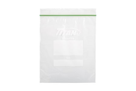 TITAN MEDIUM ZIPPER FREEZER BAGS 20 BAGS/PK