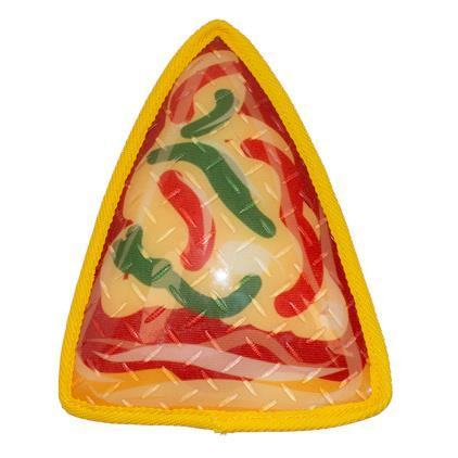 PIZZA DOG SQUEAKY PET TOY 20*15*H5.5cm