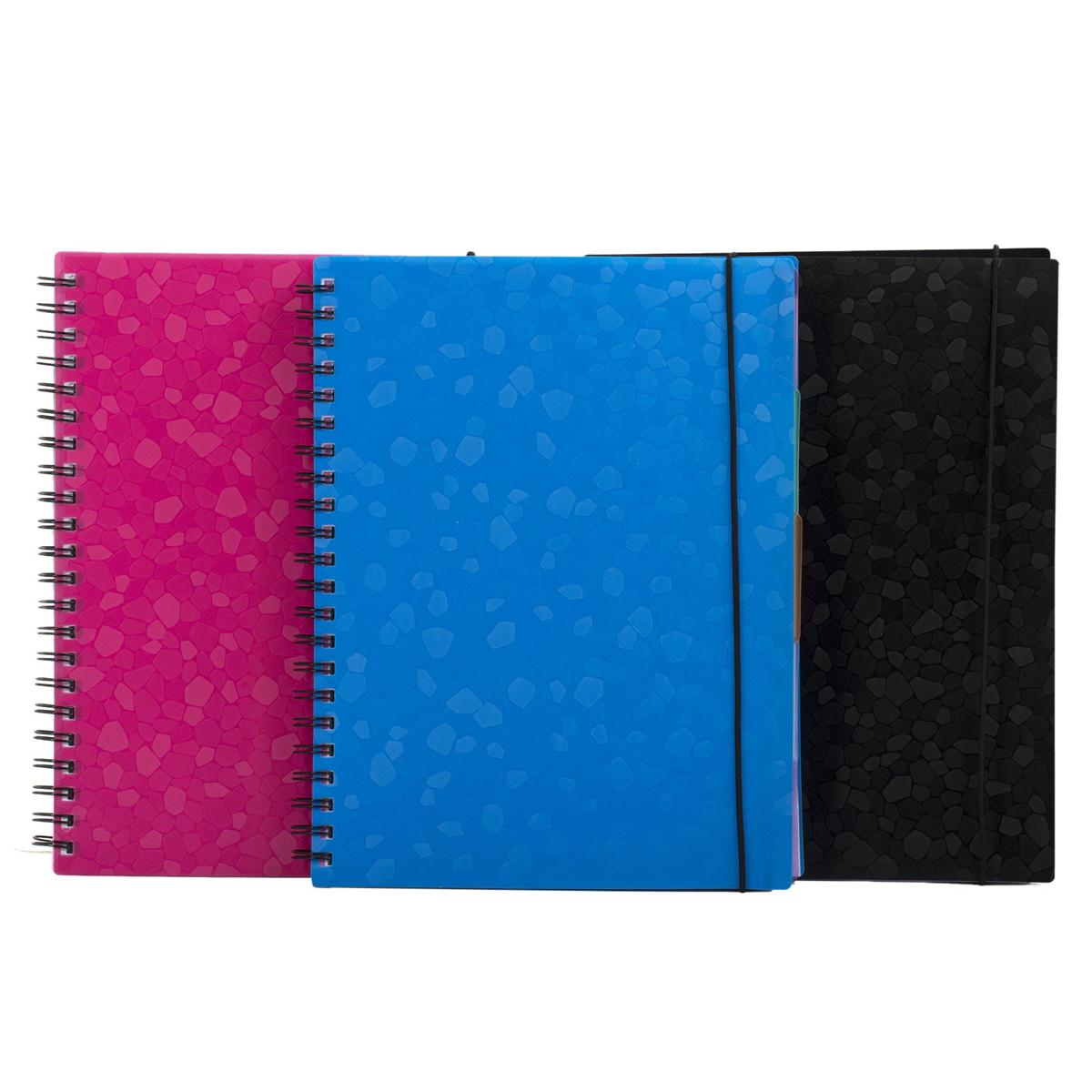 O.Wks, 8.75x11.5" 5Sub 150 sheets Notebook, Ruled, 4 col., bulk