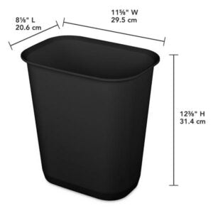 Wastebasket Open