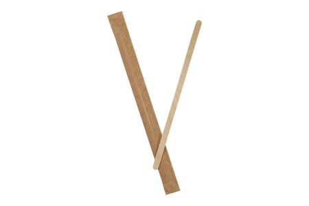 CAFE EXPRESS WRAPPED WOODEN COFFEE STICKS 5.5" 500/PK x 10/CS