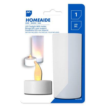 LED TEALIGHT WITH HOLDER
