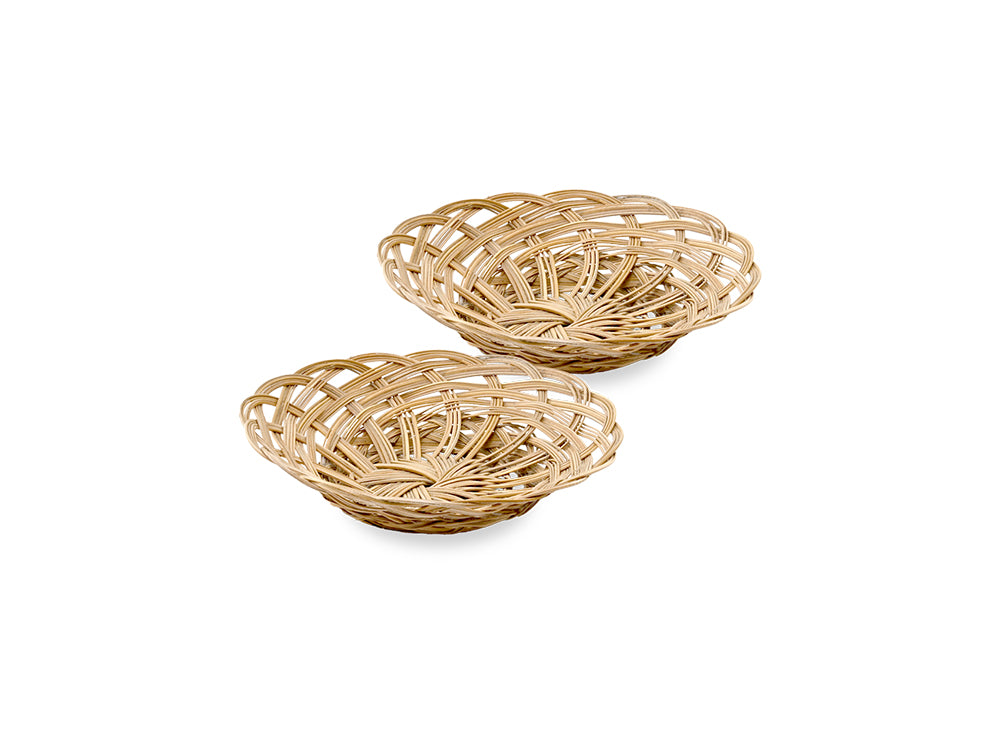 Coco Rib Basket: 6" Tray 2pc