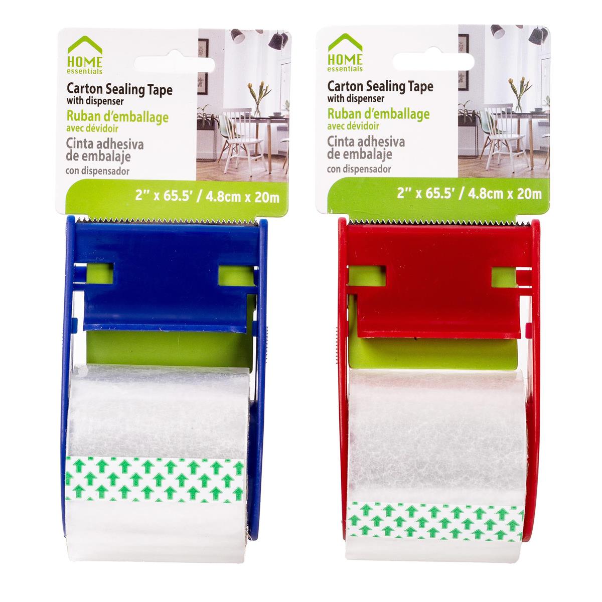 H.E. Carton Sealing Tape, 2 Colours 48mm x 20M, header