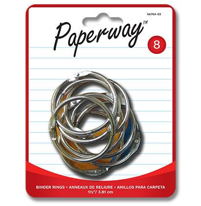 BINDER RINGS - 8, 1-1/2"