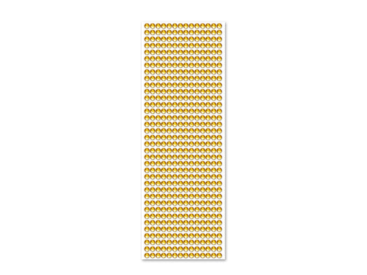Paper Craft Sticker: 6mm Gem Lines 504pc Value-Pack A) Gold