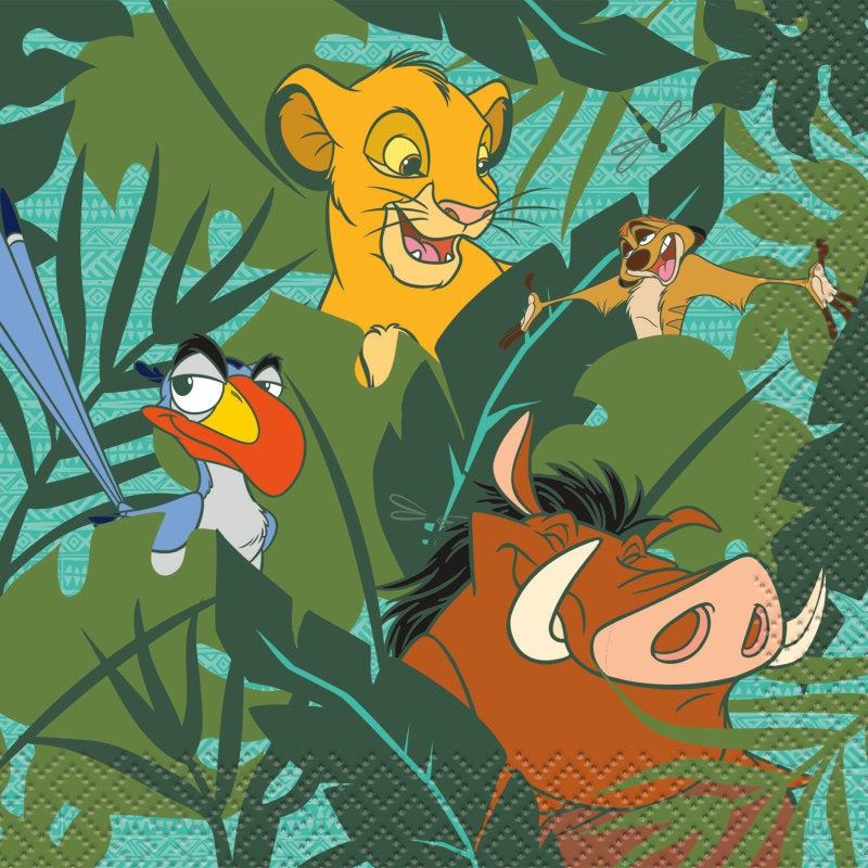 Disney Lion King Beverage Napkins  16ct