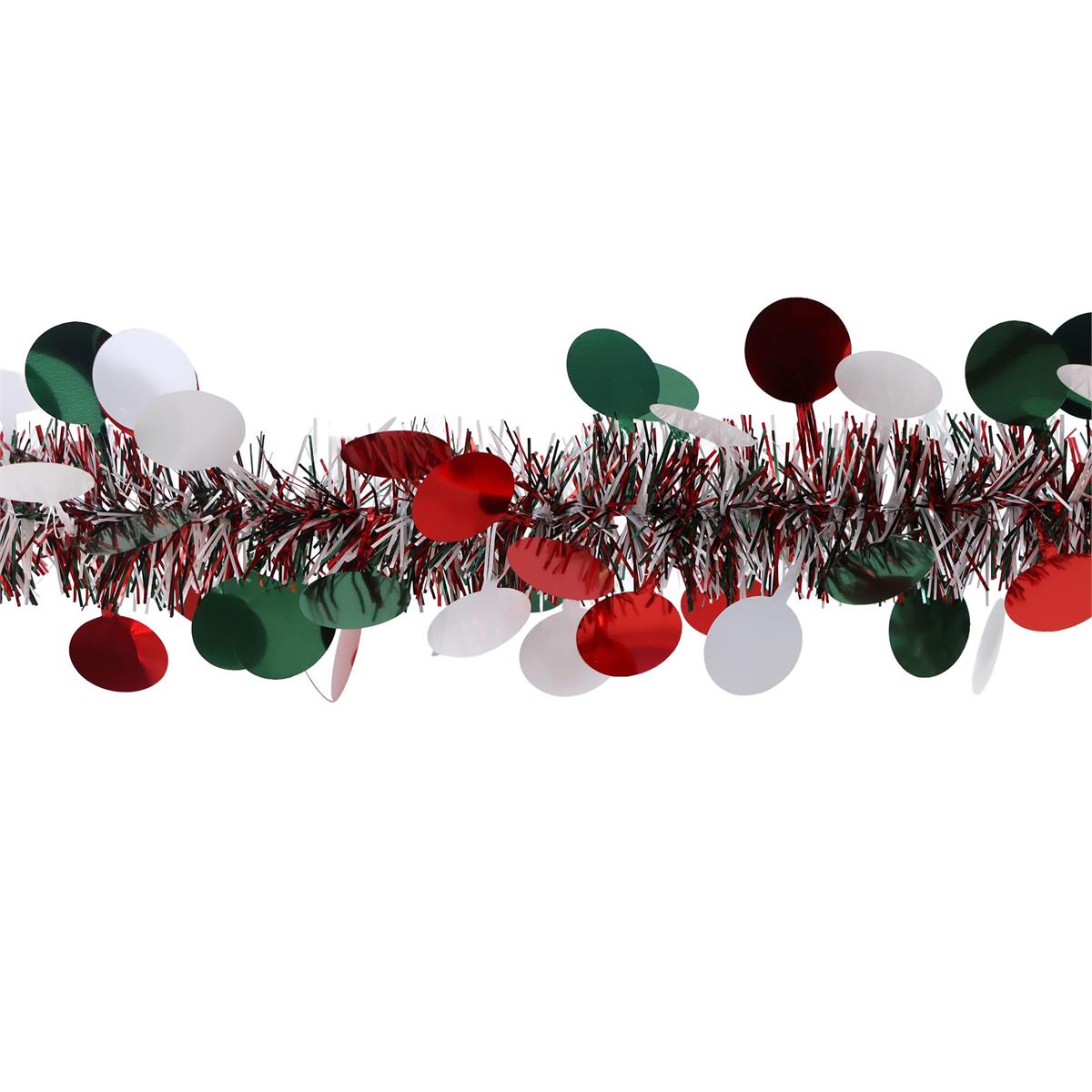 Deco N. 9ft.x5ply Tinsel Garland, 4/c, header