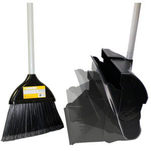Dustpan Long Handle & Broom Heavy Duty