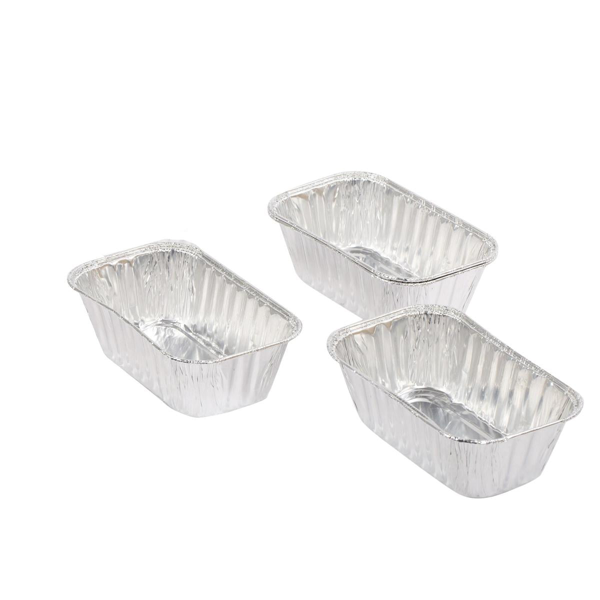 SiG.Kit  3-pc 1-lb Small Foil Loaf  Pans, 6-1/8"x3-5/8"x2" (TE62515)