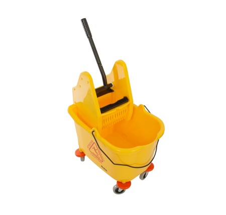 BUCKET AND WRINGER DOWN PRESS