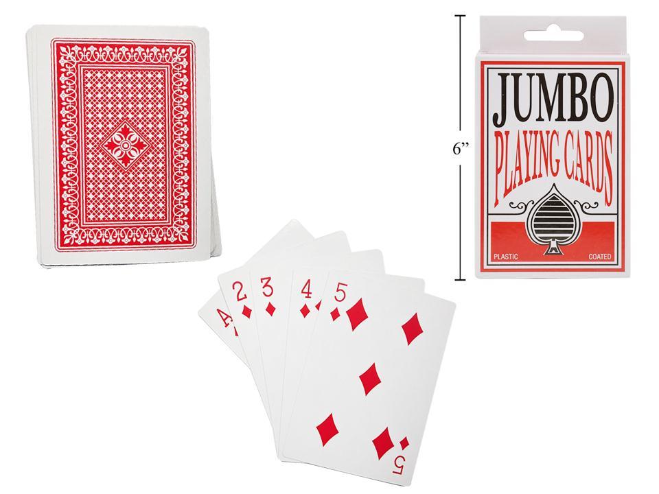 Jumbo Playing Cards, b/c ,(CS)