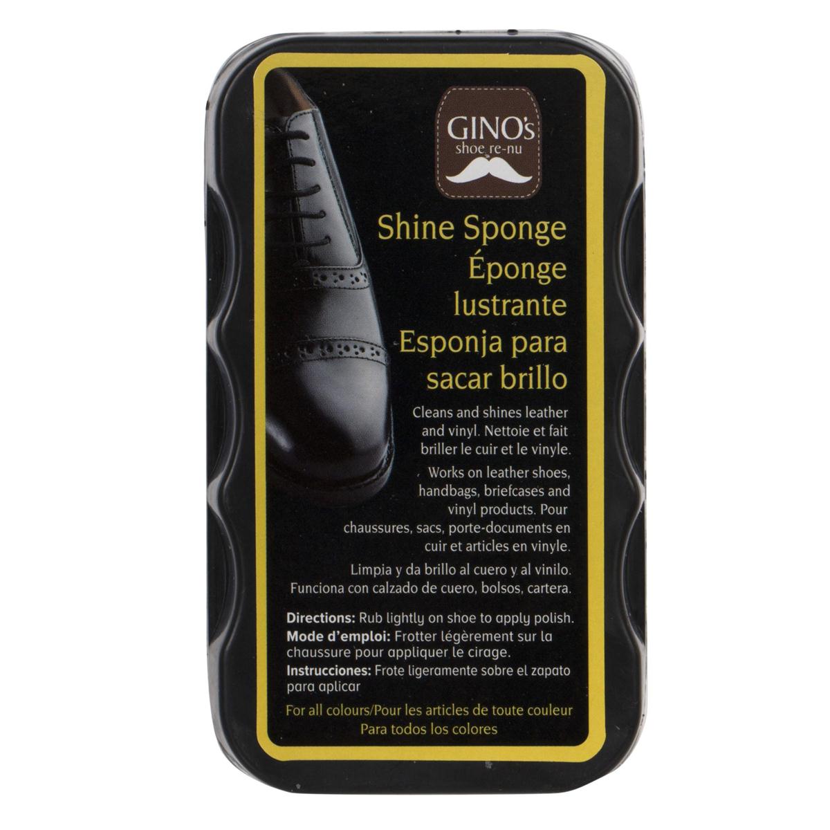 Gino's 1-pc Shine Sponge, blister card