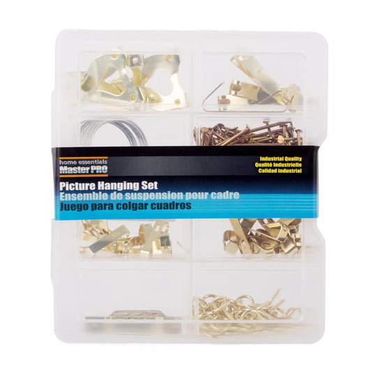 Master Pro, 200-pc Picture Hook Hanging Set, bx w col sleeve(CS)
