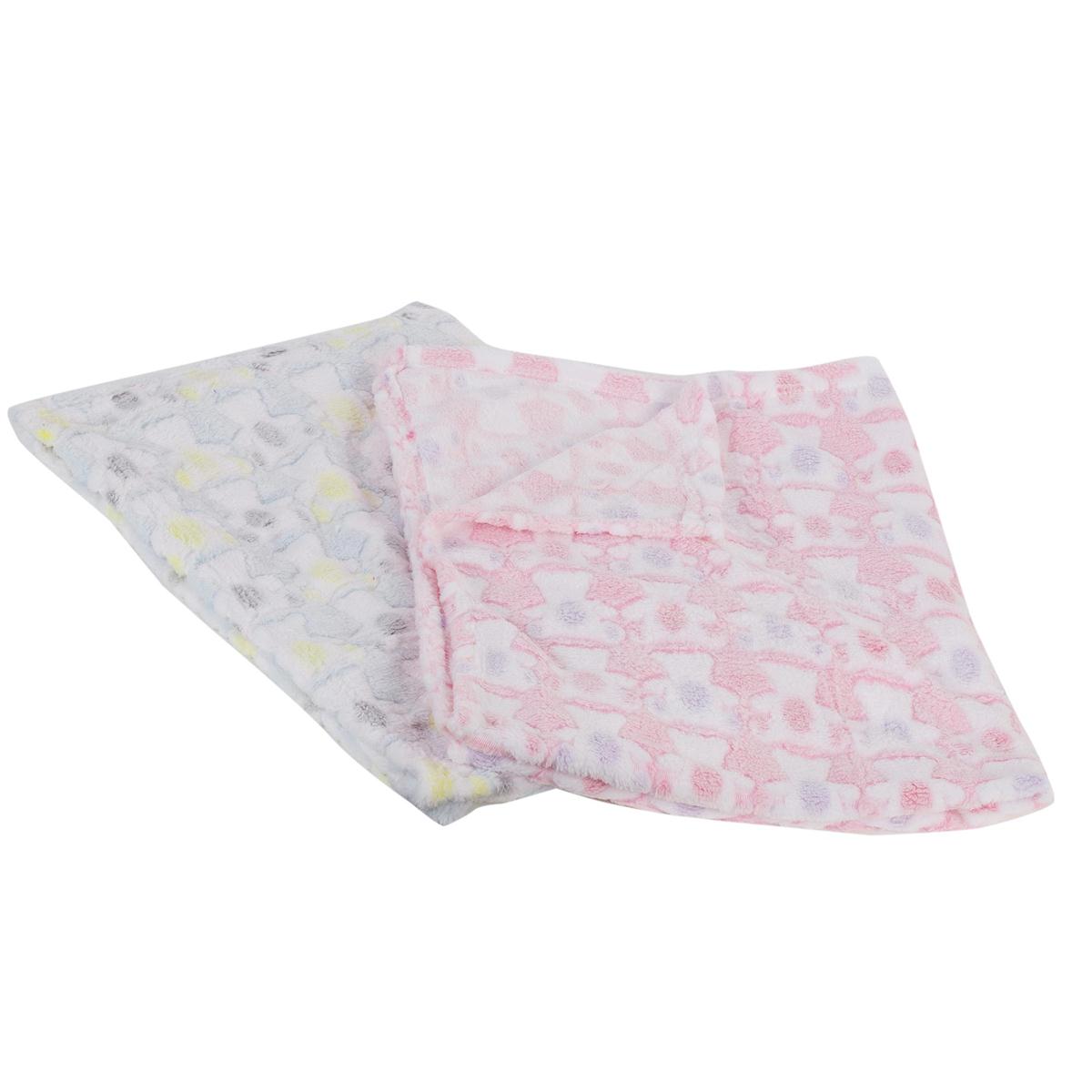 Tootsie Baby, Embossed Fleece Blanket, 3-asst, 30"x40"