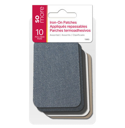 IRON-ON MINI PATCHES - 10