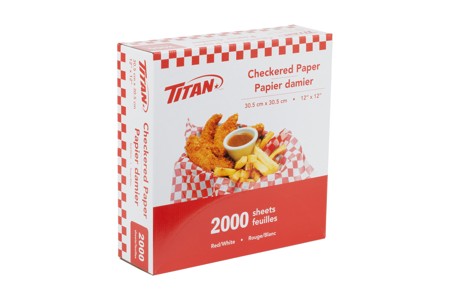 TITAN RED CHECKERED PAPER 2000/CS