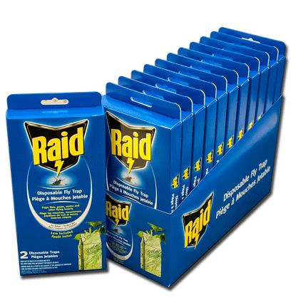 RAID DISPOSABLE FLY TRAPS - 2