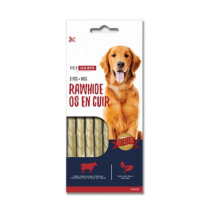 RAWHIDE CHEW STICKS - 8