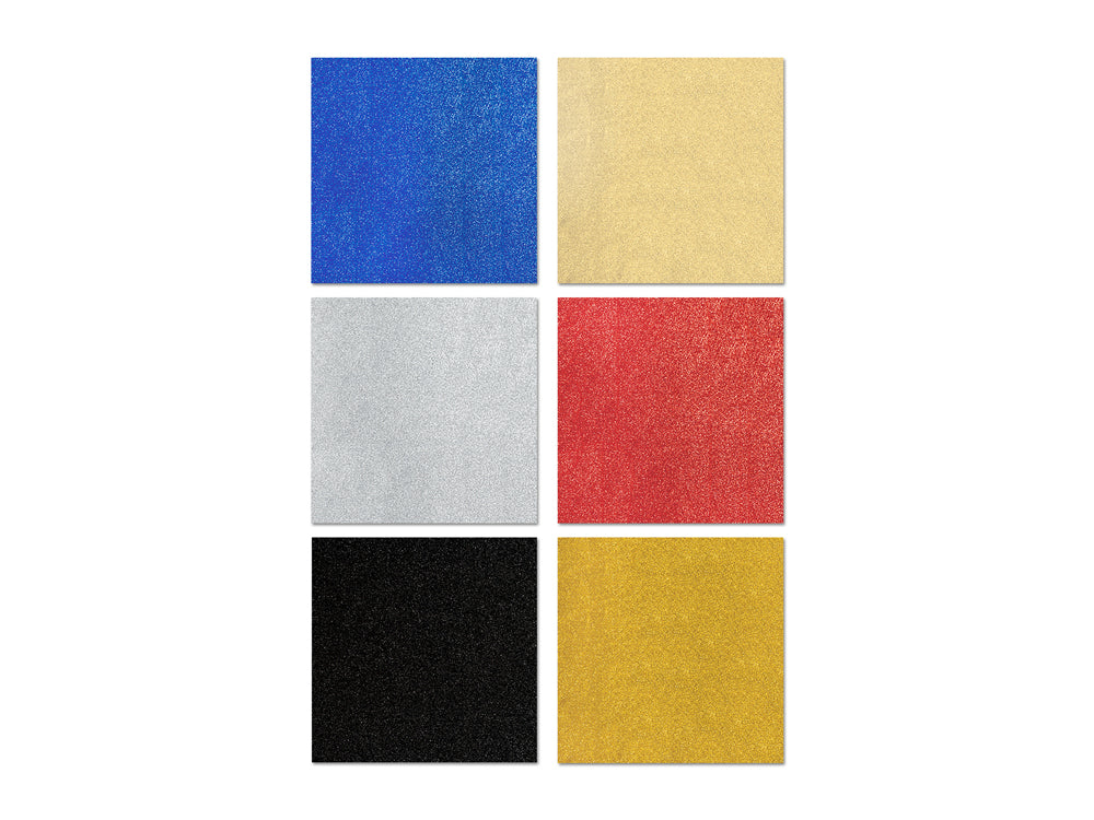 Scrapbook Paper: 12"x12" Shine Bright! Cardstock 190gsm Assorted 6 Colors, 60 Sheets B) Galaxy