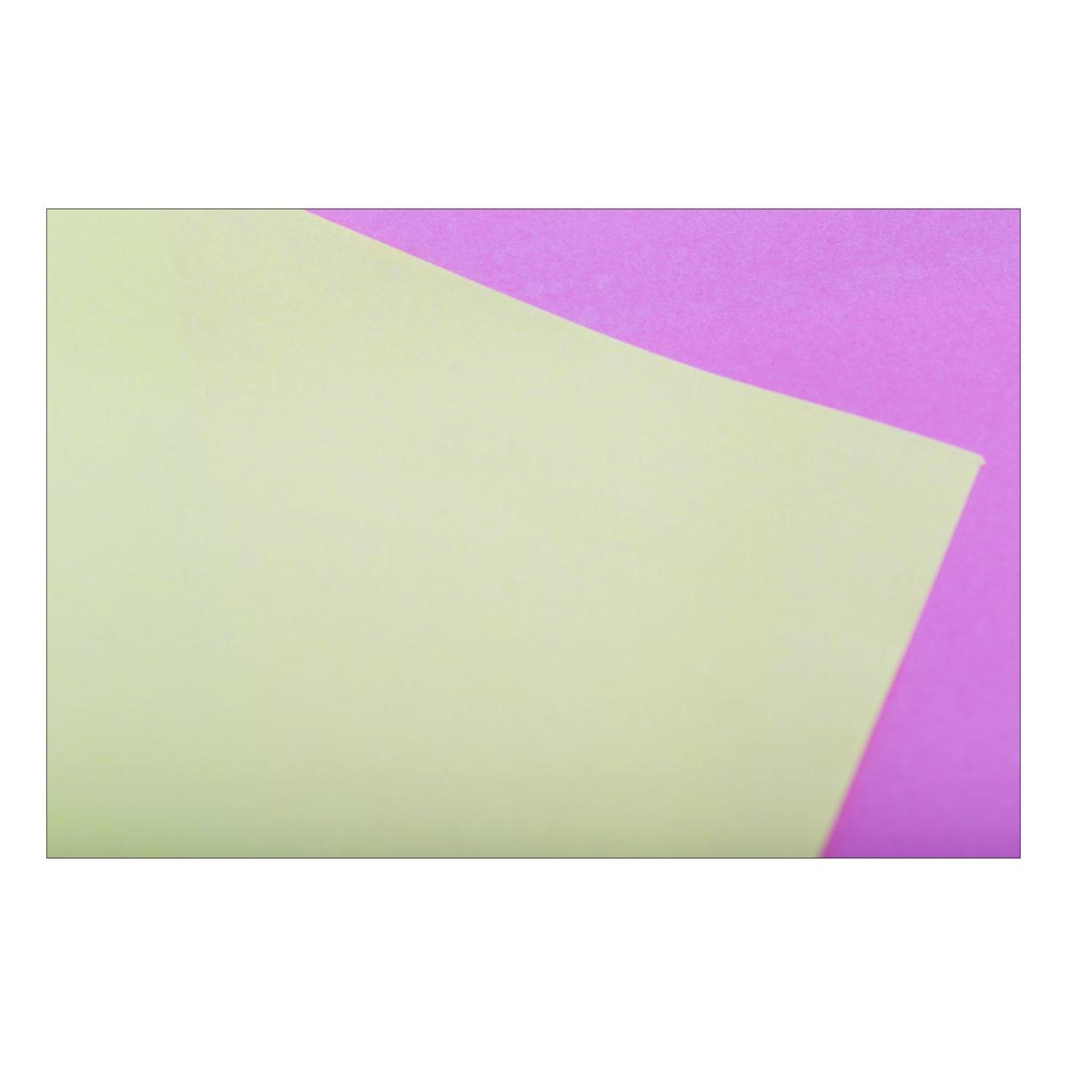 O.WKs.  50-sheet Sticky Notes,  2-pack 75x75mm, Neon Col., pbh