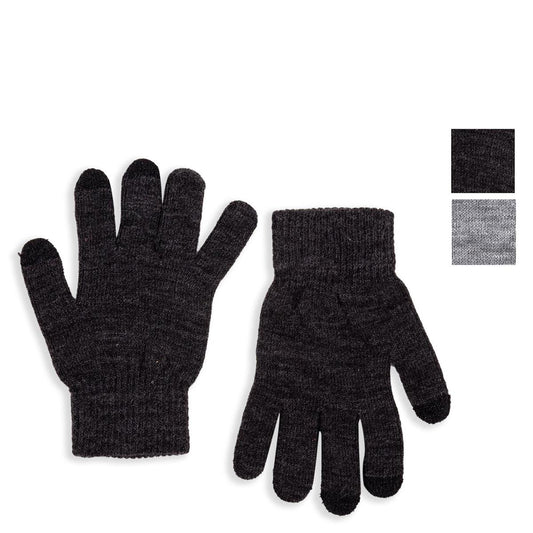 Nordic T. Marl Glove w Touch, 2 asst, hc