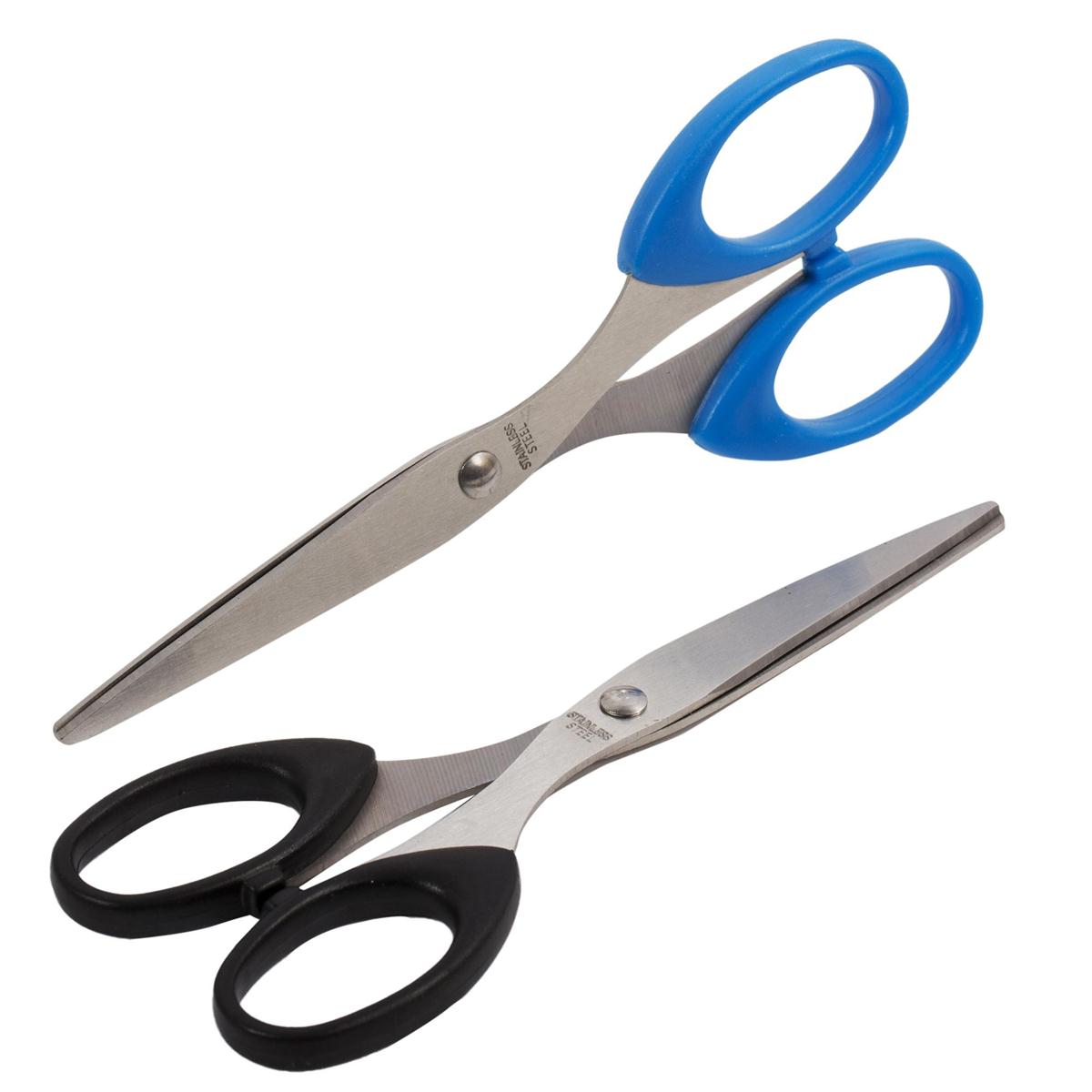 Desk Tech  6.25" S/S Scissors,  2 col., b/c